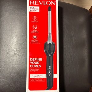 Revlon Black and Silver Curling Iron